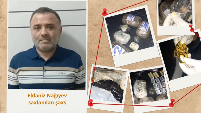 Biləsuvarda narkokuryer tutuldu - VİDEO