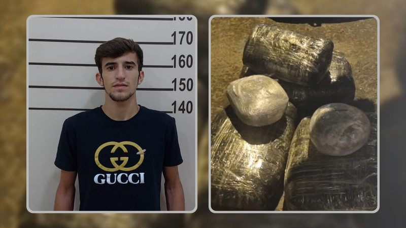 Lənkəranda saxlanılan narkokuryerdən 13 kq marixuana aşkarlanıb