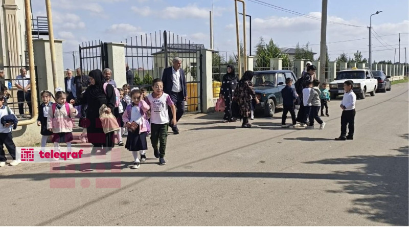 Cəlilabadda məktəblilər qəza təhlükəsi qarşısında