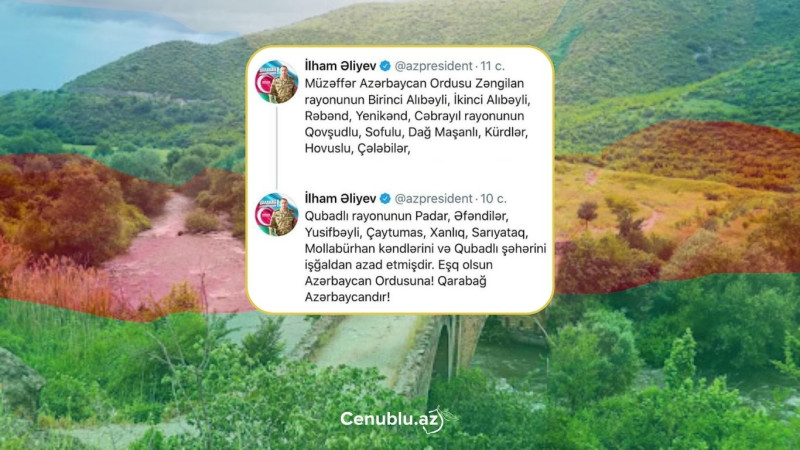 Qubadlı şəhəri 5 ildir azaddır