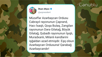 1 noyabr 2020-ci il: Vətən müharibəsinin 36-cı günü