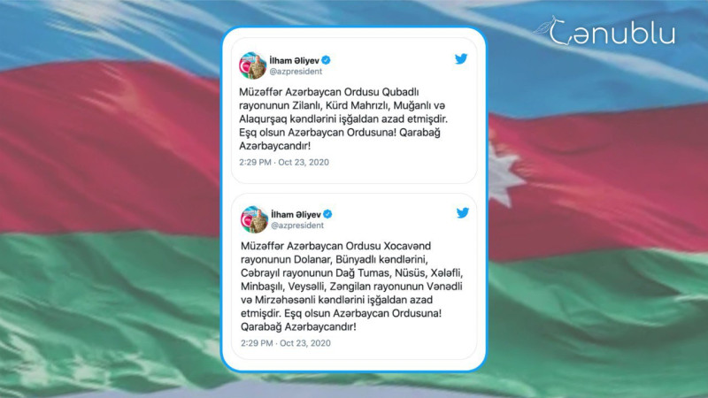 23 oktyabr 2020-ci il: Vətən müharibəsinin 27-ci günü