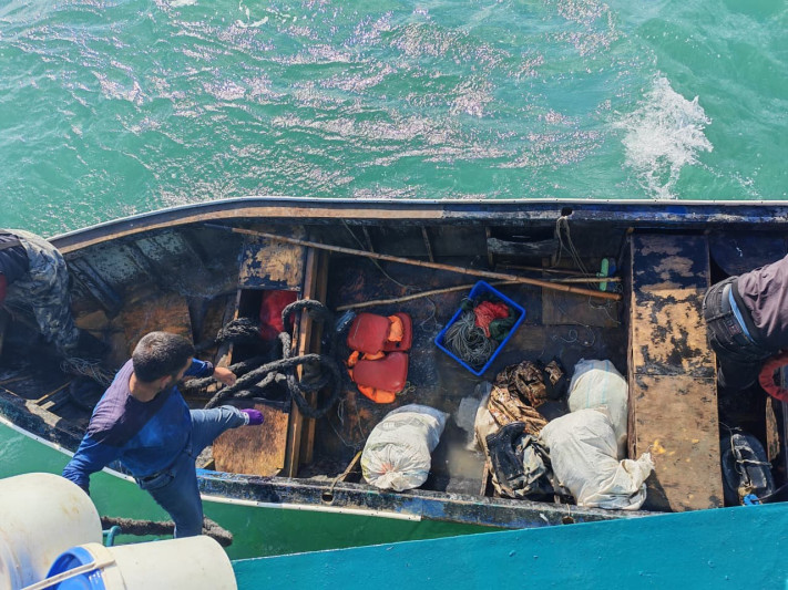 Astaralı balıqçılar ölümdən döndülər