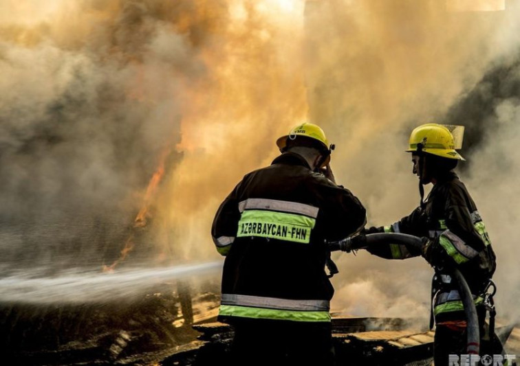 Sabirabadda yanğın olub