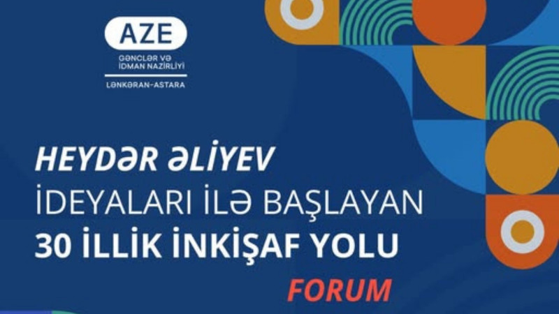 Gənclər Forumunun 30 illiyi münasibətilə Cənub bölgəsində silsilə tədbirlər keçiriləcək