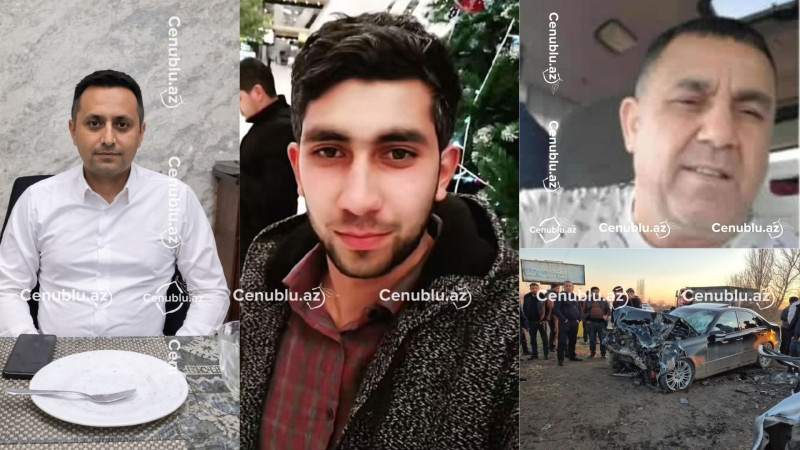 Atasını yola salarkən öldülər - Sürücünün də həlak olduğu qəza