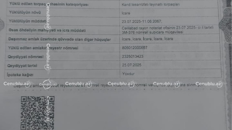 Cəlilabadda 80 hektarlıq torpaq qalmaqalı: Əkinə imkan verilmir