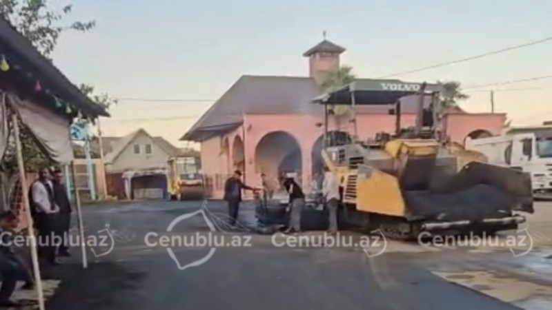 Masallıda yeni salınan asfalt tez zamanda sıradan çıxıb