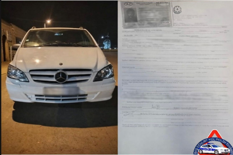 Salyanda narkotikin təsiri altında avtomobil idarə edən sürücü saxlanılıb