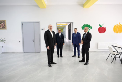 Prezident İlham Əliyev Lənkəran Dövlət Peşə Təhsil Mərkəzinin açılışında iştirak edib