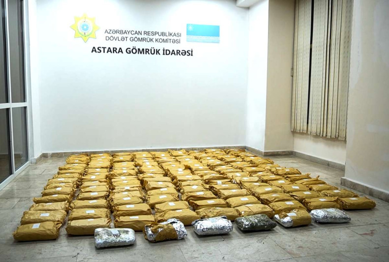Kivi yükündə 63 kq-dan çox narkotik aşkarlandı