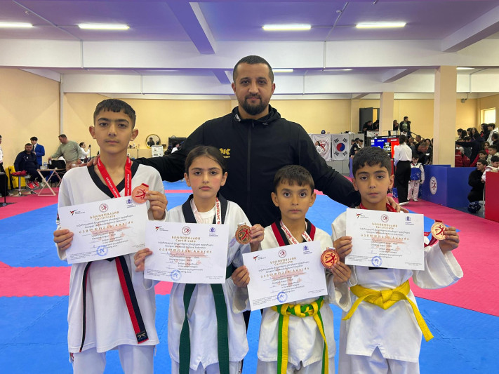 Masallı taekvondoçuları Gürcüstanda 4 medal qazandılar