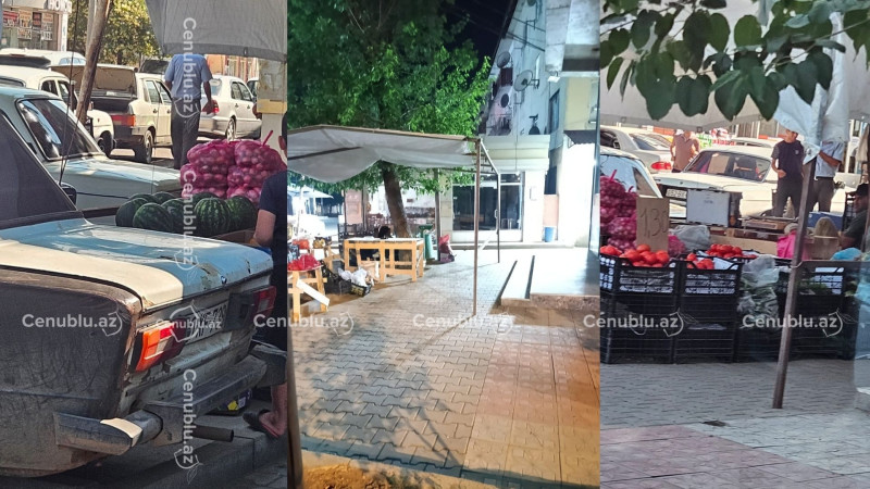 Göytəpədə qanunsuz küçə ticarəti tam aradan qaldırılmayıb
