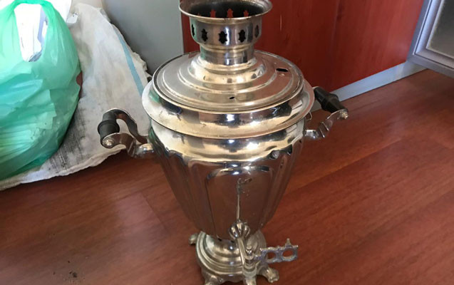 Biləsuvarda samovar oğurladı: HƏBS OLUNDU
