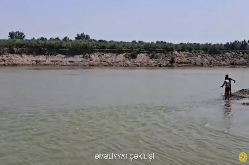 Çayda batma təhlükəsi olan 23 yaşlı oğlan xilas edilib