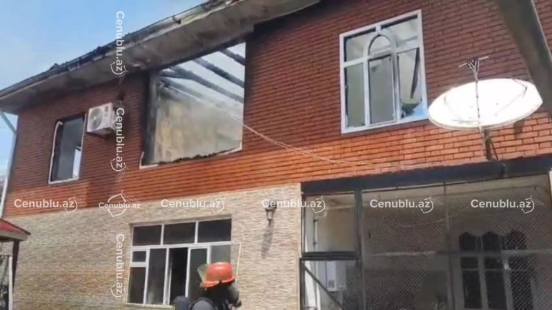 Lənkəranda 11 otaqlı yaşayış evində yanğın olub