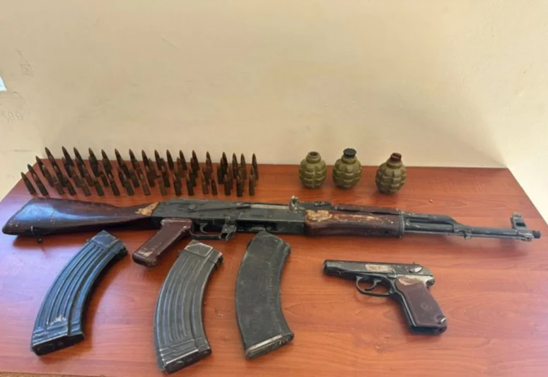 Ötən gün Azərbaycanda xeyli silah-sursat aşkarlanıb