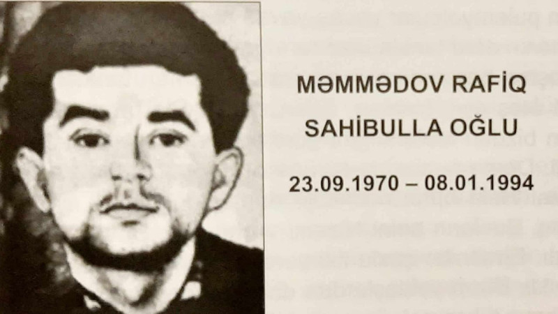Qarabağ müharibəsi şəhidi Rafiq Məmmədovun doğum günüdür