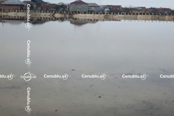 Cəlilabadda Mişarçayda su səviyyəsi maksimum həddə