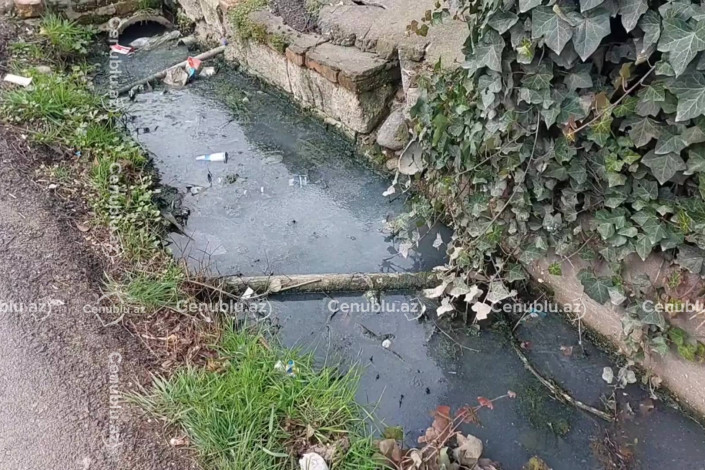 Lənkəranda kanallar dolur, su həyətlərə axır