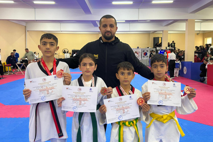 Masallı taekvondoçuları Gürcüstanda 4 medal qazandılar