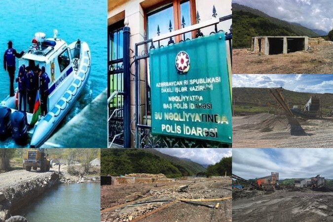 Çayların mühafizə zolaqlarına qanunsuz müdaxilə hallarına qarşı tədbirlər keçirilib