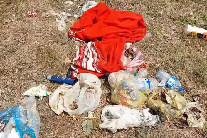 Lənkəranda təmizlənən ərazi yenidən zibilxanaya çevrildi