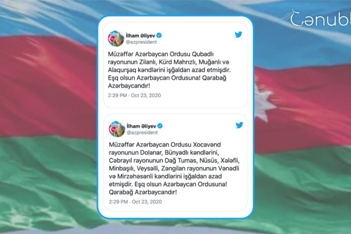 23 oktyabr 2020-ci il: Vətən müharibəsinin 27-ci günü