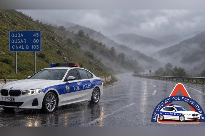 DYP-dən hava ilə bağlı sürücülərə XƏBƏRDARLIQ