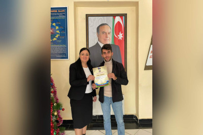 Astaralı gənc müəllim ölkə üzrə keçirilən müsabiqənin qalibi olub