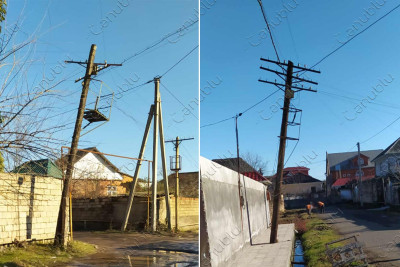 Lənkəran: şəhərin iki küçəsində qəzalı dirəklər var