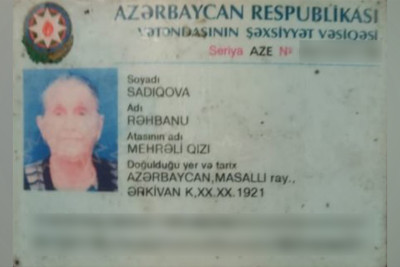 Masallı: rayonun 101 yaşlı sakini vəfat edib