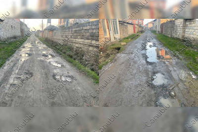 Lənkəran: sakinlərin narazıçılığına səbəb olan asfalt örtüyü