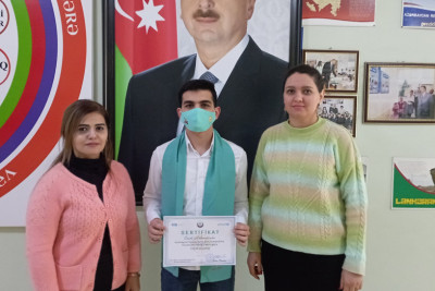 UNİCEF lənkəranlı şagirdləri mükafatlandırıb