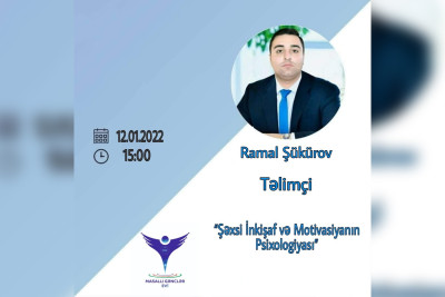 Masallı: gənclər motivasiyanın psixologiyası ilə yaxından tanış olacaqlar