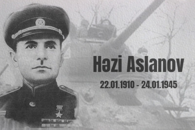 Bu gün tank qoşunları general-mayoru Həzi Aslanovun ad günüdür