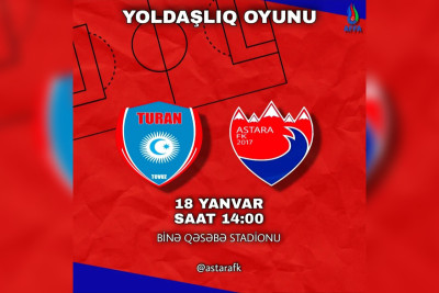 "Astara" FK yoldaşlıq matçına çıxacaq