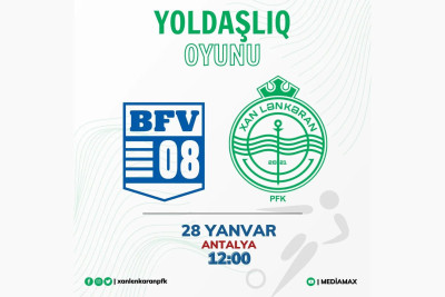 Xan Lənkəranın ilk xarici sınağı