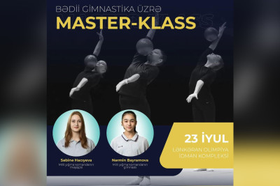 Lənkəranda bədii gimnastika üzrə ustad dərsi keçiriləcək