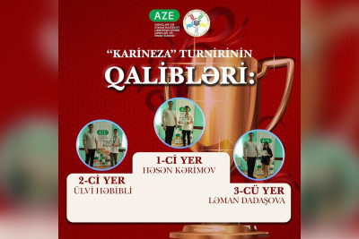 Lənkəran: “Karineza” turnirinin qalibləri mükafatlandırılıb