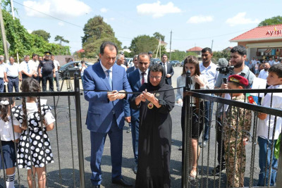 Lənkəran: Zaur İsmayılzadənin xatirəsinə bulaq abidəsi inşa olunub