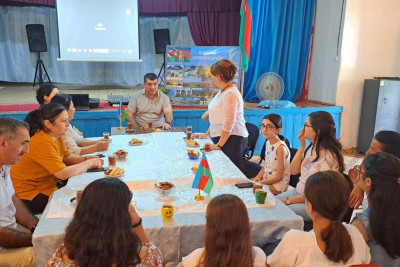 Astara: Birinci Qarabağ müharibəsinin qazisi ilə görüş keçirilib