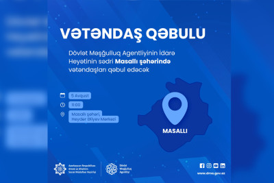 Masallı sakinləri məşğulluq agentliyinin vəzifəli şəxsi ilə görüşəcəklər