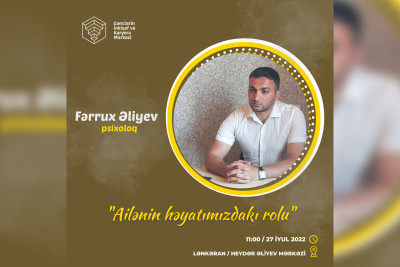 Lənkəran gəncləri üçün psixoloji təlim keçiriləcək