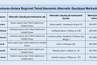 Məktəbəqədər təhsil müəssisələrinə elektron qəbul başlayıb