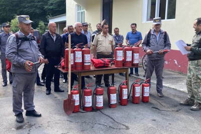 Lənkəran meşəliyində yanğın təhlükəsizliyi ilə bağlı təlim baş tutub