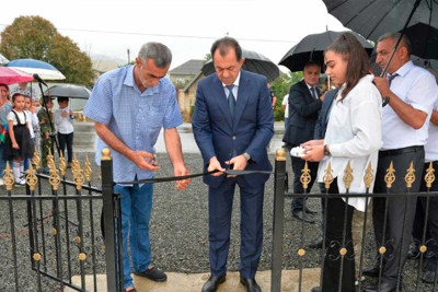 Lənkəran: şəhid Ayxan Qurbanzadənin adına bulaq kompleksinin açılışı olub