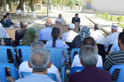 Masallı: RİH başçısı Araz Əhmədov kənd sakinləri ilə görüşüb