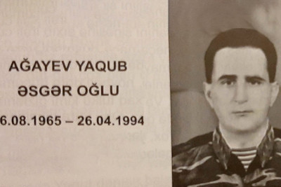 Astara: bu gün şəhid Yaqub Ağayevin mövlud günüdür