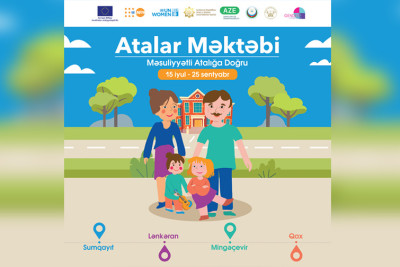 “Atalar Məktəbi - Məsuliyyətli Atalığa Doğru” layihəsi növbəti təlimi baş tutacaq